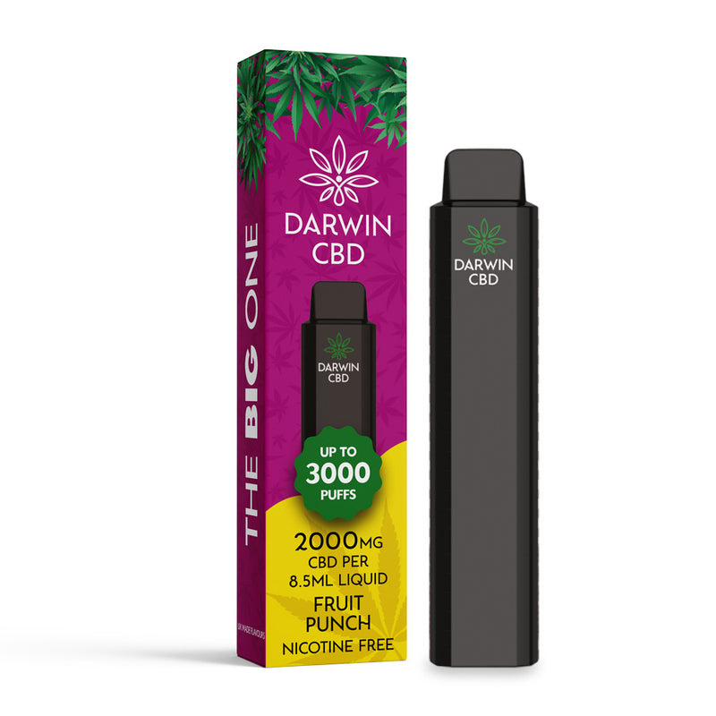 DARWIN CBD – THE BIG ONE – 8.5ML 2000MG DISPOSABLE