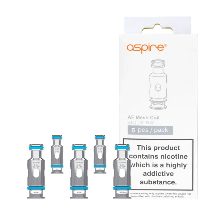 ASPIRE UK FLEXUS AF 0.6 OHM MESH REPLACEMENT COILS - 5 PACK